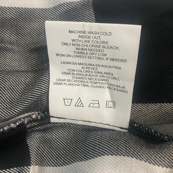 Copper Key Lace Plaid Mini Skirt A Line Black White Dressy Or Casual Sz M - Picture 12 of 15